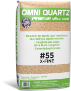 OMNI QUARTZ™ PREMIUM Silica Sand #55 X-Fine Sand