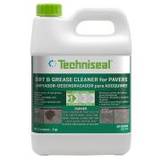 a 1qt container of techniseal dirt grease cleaner for pavers