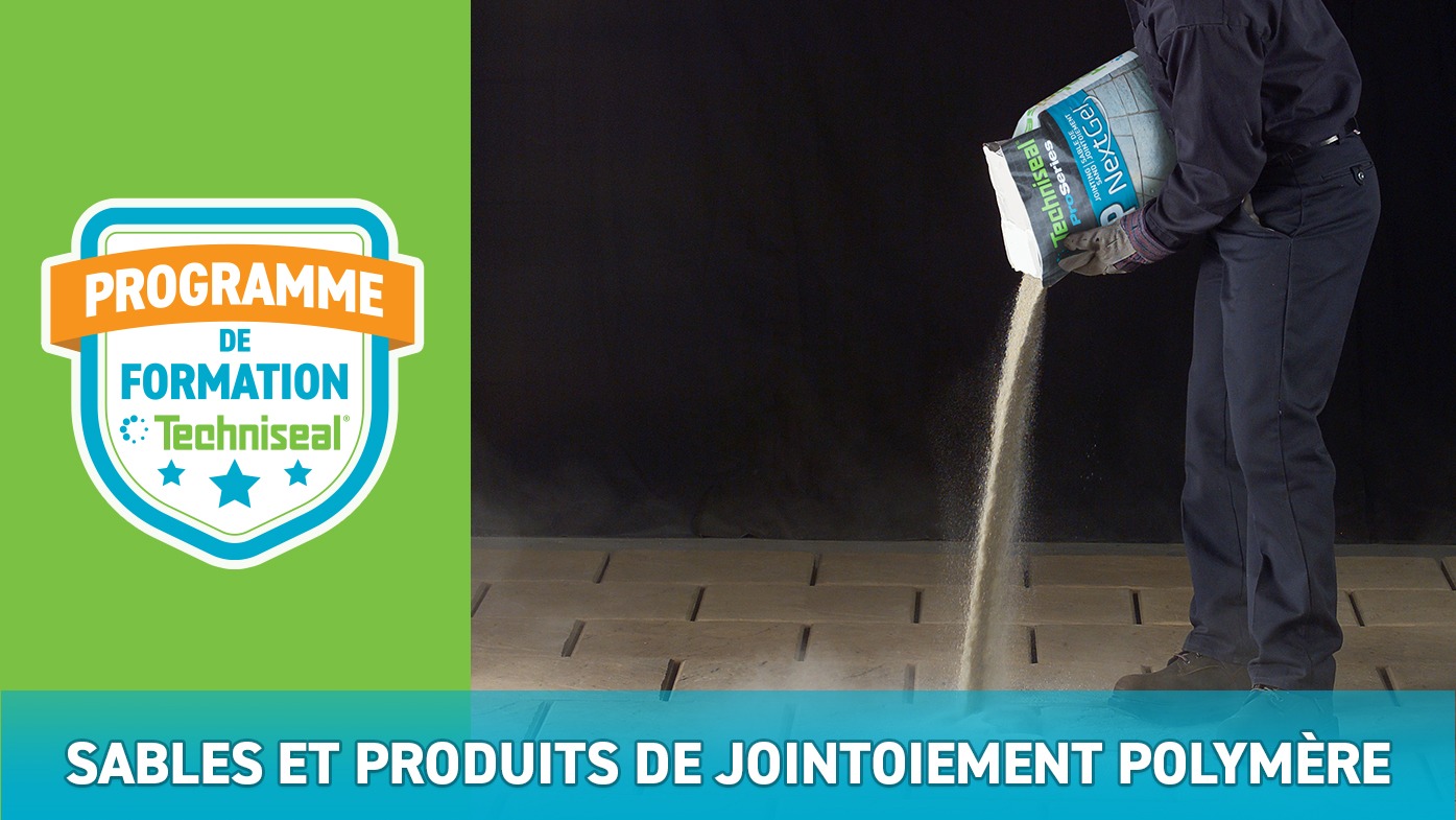 Webinaire | Introduction aux sables et produits polymères pour joints de pavés